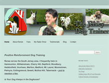 Tablet Screenshot of jerseydogtrainer.com